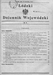 Dziennik Urzędowy Województwa Łódzkiego 15 kwiecień 1929 nr 9
