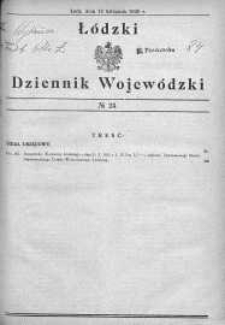 Łódzki Dziennik Wojewódzki 12 listopad 1930 nr 23