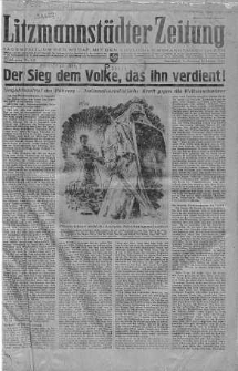 Litzmannstaedter Zeitung 1/2 styczeń 1944 nr 1/2