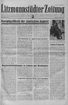 Litzmannstaedter Zeitung 3 styczeń 1944 nr 3