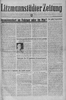 Litzmannstaedter Zeitung 9 styczeń 1944 nr 9