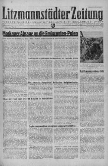 Litzmannstaedter Zeitung 18 styczeń 1944 nr 18