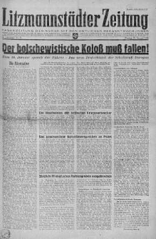 Litzmannstaedter Zeitung 31 styczeń 1944 nr 31