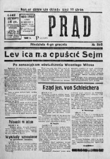 Prąd 4 grudzień 1932 nr 325