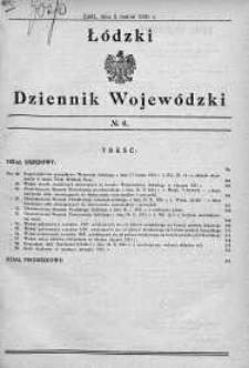 Łódzki Dziennik Wojewódzki 2 marzec 1931 nr 6