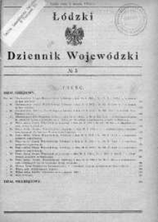 Łódzki Dziennik Wojewódzki 1 marzec 1932 nr 5