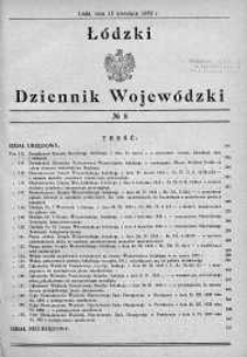 Łódzki Dziennik Wojewódzki 15 kwiecień 1933 nr 8