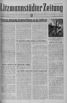 Litzmannstaedter Zeitung 25 marzec 1944 nr 85