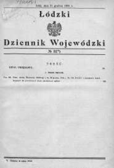 Łódzki Dziennik Wojewódzki 31 grudzień 1935 nr 32