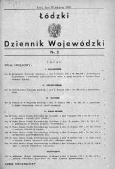 Łódzki Dziennik Wojewódzki 16 sierpień 1945 nr 3