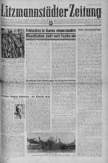 Litzmannstaedter Zeitung 18 kwiecień 1944 nr 109