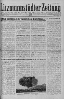 Litzmannstaedter Zeitung 9 czerwiec 1944 nr 161