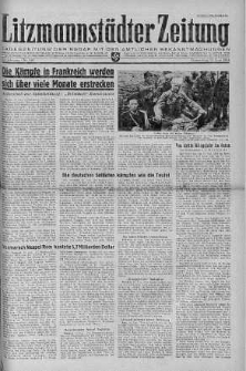 Litzmannstaedter Zeitung 15 czerwiec 1944 nr 167