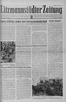 Litzmannstaedter Zeitung 16 czerwiec 1944 nr 168