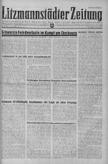 Litzmannstaedter Zeitung 27 czerwiec 1944 nr 179