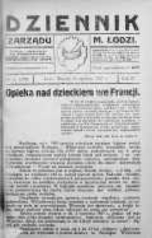 Dziennik Zarządu M. Łodzi 18 styczeń 1927 nr 3