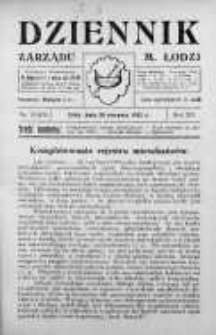 Dziennik Zarządu M. Łodzi 30 sierpień 1932 nr 35