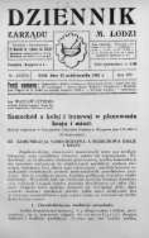 Dziennik Zarządu M. Łodzi 25 październik 1932 nr 43