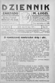 Dziennik Zarządu M. Łodzi 31 maj 1927 nr 22
