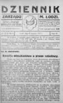 Dziennik Zarządu M. Łodzi 9 sierpień 1927 nr 31/32