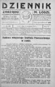 Dziennik Zarządu M. Łodzi 16 sierpień 1927 nr 33