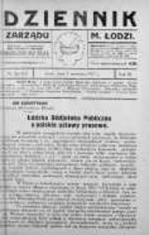 Dziennik Zarządu M. Łodzi 6 wrzesień 1927 nr 36