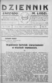Dziennik Zarządu M. Łodzi 11 październik 1927 nr 41