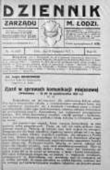 Dziennik Zarządu M. Łodzi 8 listopad 1927 nr 45