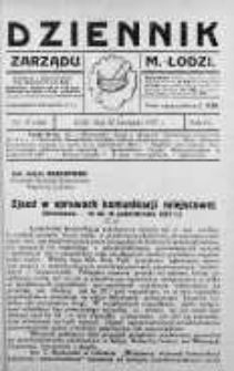 Dziennik Zarządu M. Łodzi 22 listopad 1927 nr 47