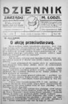 Dziennik Zarządu M. Łodzi 5 styczeń 1926 nr 1
