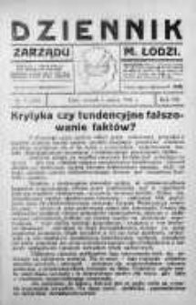 Dziennik Zarządu M. Łodzi 2 marzec 1926 nr 9