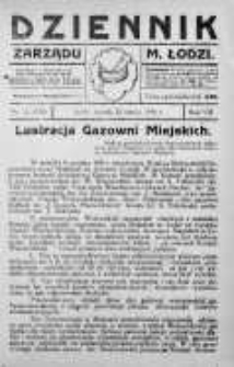 Dziennik Zarządu M. Łodzi 23 marzec 1926 nr 12