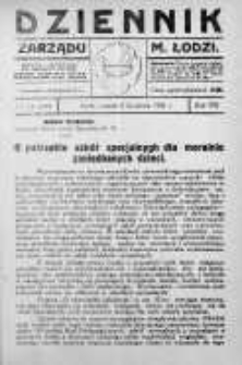 Dziennik Zarządu M. Łodzi 6 kwiecień 1926 nr 14