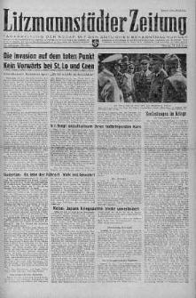 Litzmannstaedter Zeitung 24 lipiec 1944 nr 206