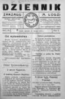 Dziennik Zarządu M. Łodzi 24 luty 1920 nr 8 (19)