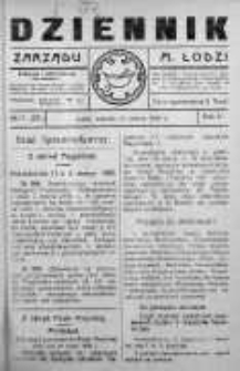 Dziennik Zarządu M. Łodzi 16 marzec 1920 nr 11 (22)