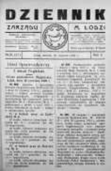 Dziennik Zarządu M. Łodzi 29 czerwiec 1920 nr 26 (37)