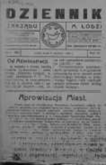 Dziennik Zarządu M. Łodzi 2 styczeń 1924 nr 1 (224)
