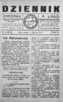 Dziennik Zarządu M. Łodzi 11 styczeń 1921 nr 2