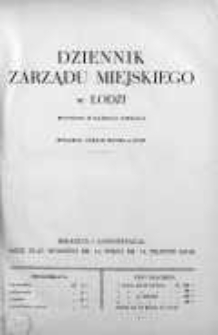 Dziennik Zarządu M. Łodzi 15 czerwiec 1934 nr 6