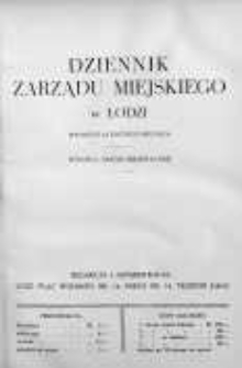 Dziennik Zarządu M. Łodzi 15 marzec 1935 nr 3