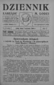 Dziennik Zarządu M. Łodzi 7 sierpień 1928 nr 32
