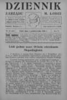 Dziennik Zarządu M. Łodzi 2 październik 1928 nr 40