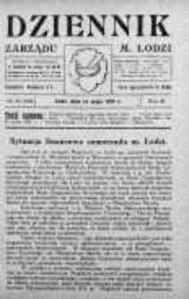 Dziennik Zarządu M. Łodzi 14 maj 1929 nr 20