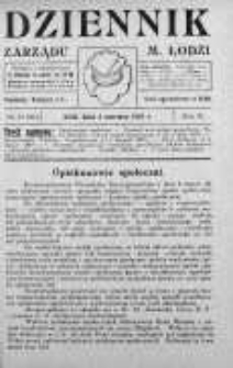 Dziennik Zarządu M. Łodzi 4 czerwiec 1929 nr 23