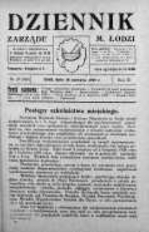 Dziennik Zarządu M. Łodzi 18 czerwiec 1929 nr 25