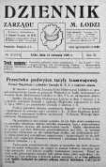 Dziennik Zarządu M. Łodzi 13 sierpień 1929 nr 33