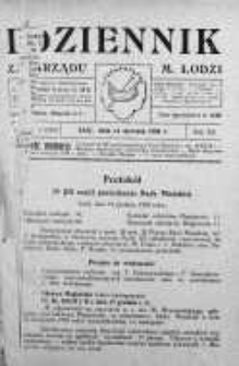 Dziennik Zarządu M. Łodzi 14 styczeń 1930 nr 2