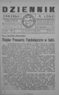 Dziennik Zarządu M. Łodzi 13 maj 1924 nr 20a (243)