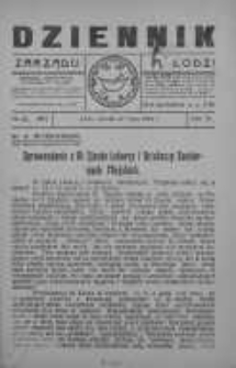 Dziennik Zarządu M. Łodzi 27 maj 1924 nr 22 (245)